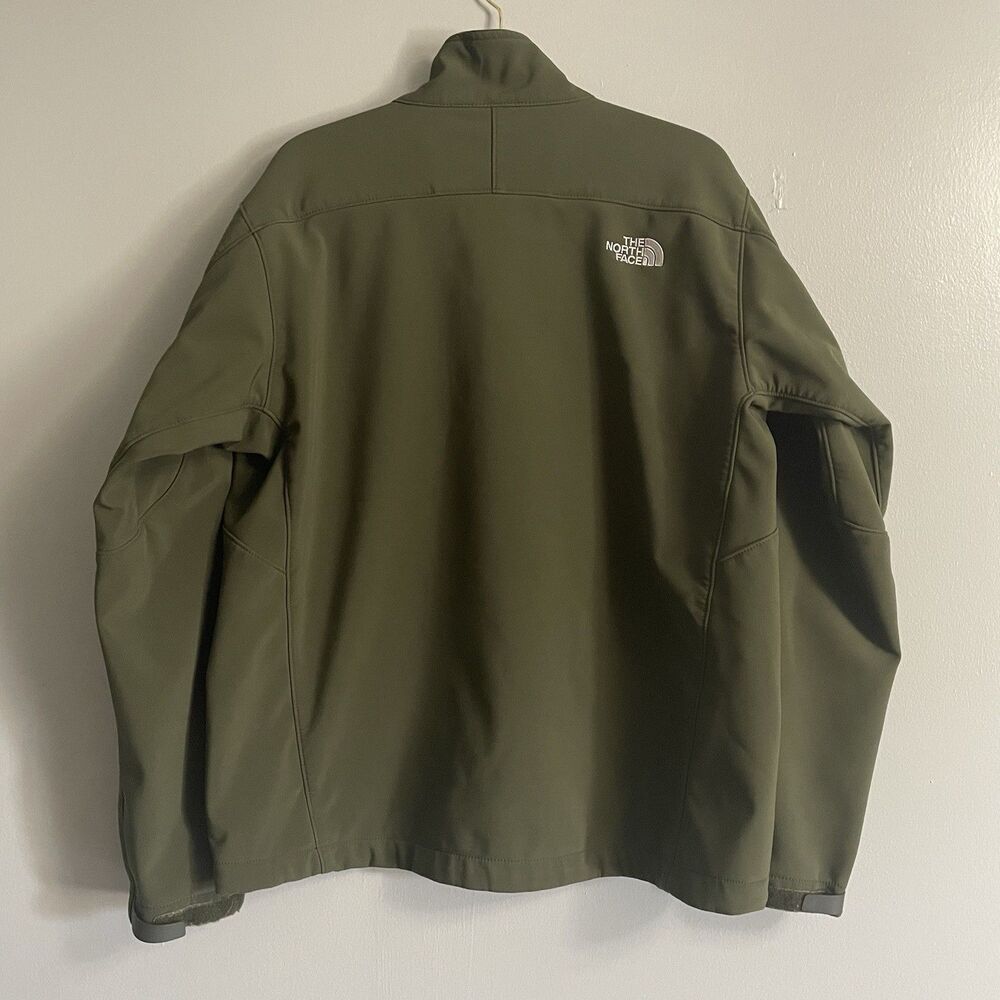 The North Face WindWall Jacket Mens Large Green Softshell Full Zip Outdoor - Picture 6 of 7